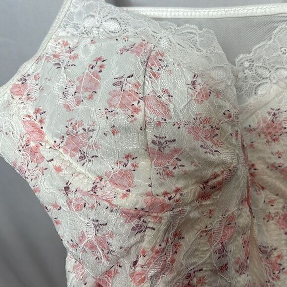 Shein Floral Print Cami Top Bustier Corset. Size XS. - Picture 4 of 9